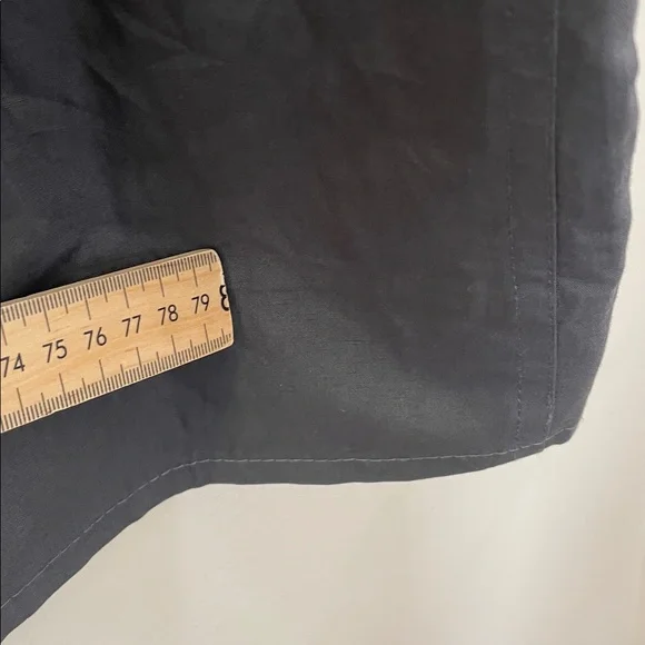 Haider Ackermann Silk Linen Blend  Trench Coat Charcoal Grey - XL - Picture 10 of 10